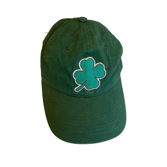 Green Four Leaf Clover St. Patrick Irish Hat Cap Adjustable - Picture 5 of 8